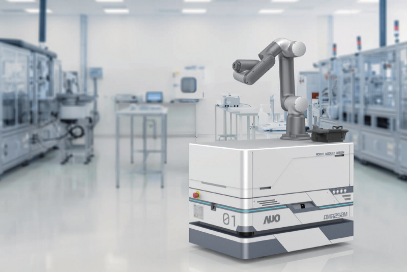 PA旗舰厅整合AI人工智慧、IoT物聯網與Cloud雲端平台服務，開發模組化AMR 250M自主移動機器人，滿足多元自動化生產需求，在智慧工廠中扮演著串接和搬運的角色